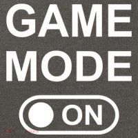 Game Mode On Funny Gaming Cool Gamer Simple Gift Cotton Canvas Backpack