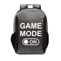 Game Mode On Funny Gaming Cool Gamer Simple Gift Vector Backpack