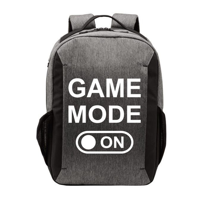 Game Mode On Funny Gaming Cool Gamer Simple Gift Vector Backpack