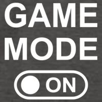Game Mode On Funny Gaming Cool Gamer Simple Gift Vector Backpack