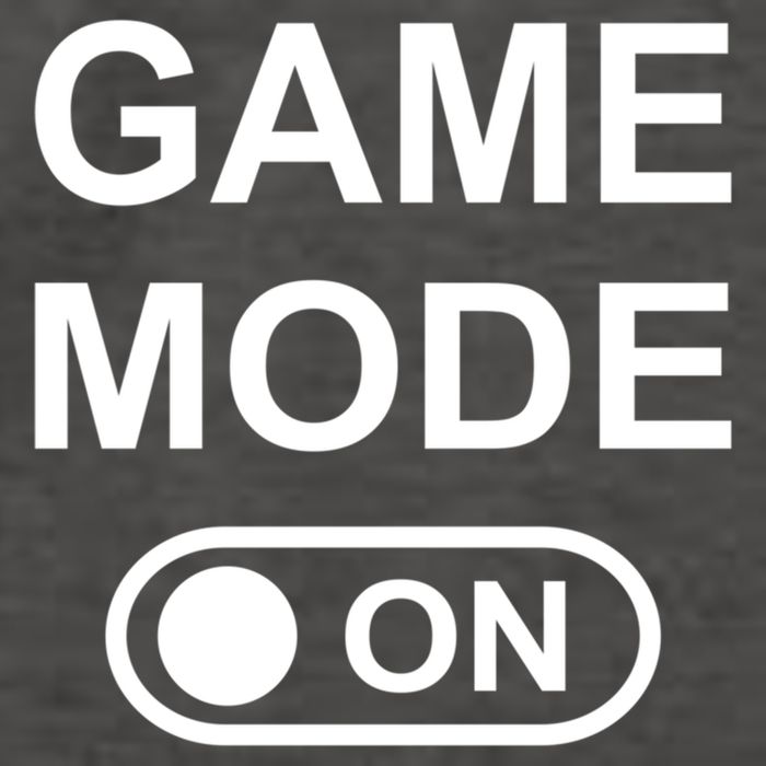 Game Mode On Funny Gaming Cool Gamer Simple Gift Vector Backpack