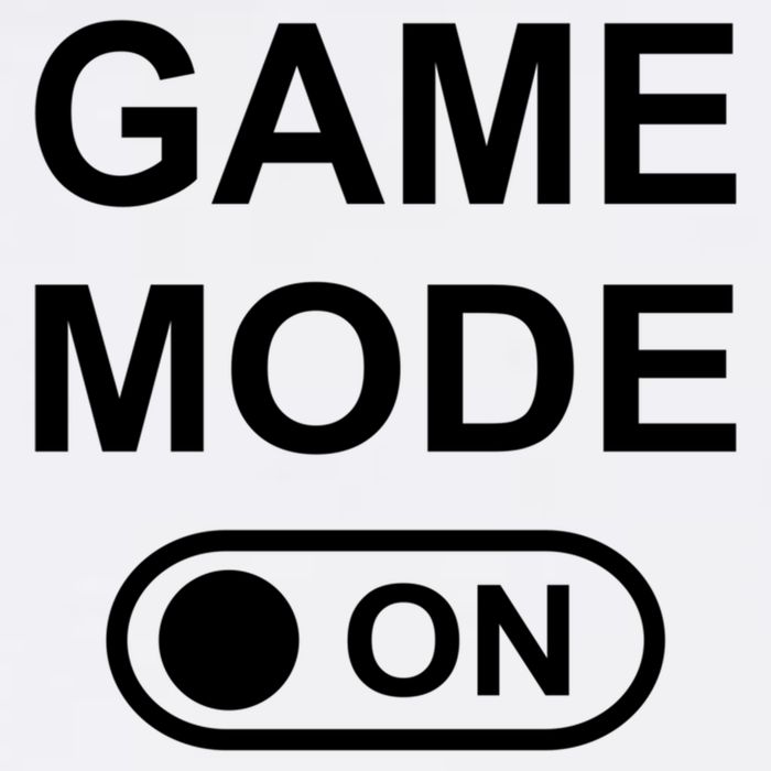 Game Mode On Funny Gaming Cool Gamer Simple Gift Garment-Dyed Sweatshirt