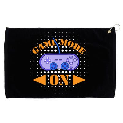 Game Mode On Gamer Gamer Funny Gaming Gift Grommeted Golf Towel