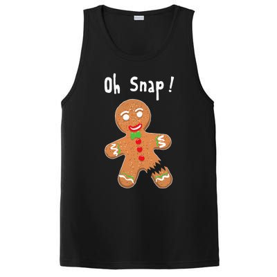 Gingerbread Man Oh Snap Christmas Cookie Costume Baking Team PosiCharge Competitor Tank