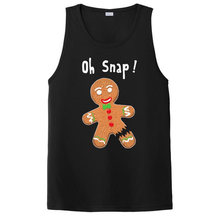 Gingerbread Man Oh Snap Christmas Cookie Costume Baking Team PosiCharge Competitor Tank