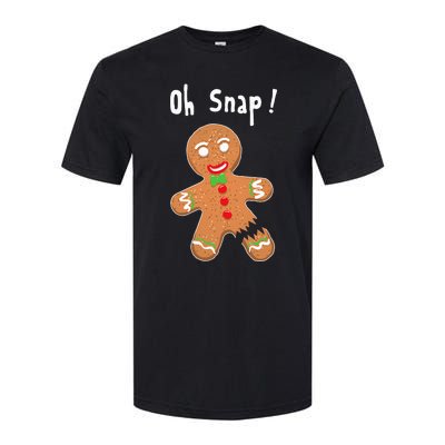 Gingerbread Man Oh Snap Christmas Cookie Costume Baking Team Softstyle CVC T-Shirt