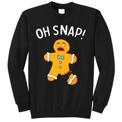 Gingerbread Man Oh Snap Christmas Funny Cookie Baking Gift Sweatshirt