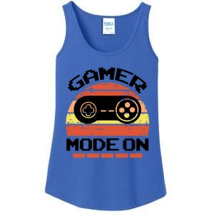 Gamer Mode On Level Up Gaming Culture Merch Video Games Cute Gift Ladies Essential Tank