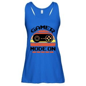 Gamer Mode On Level Up Gaming Culture Merch Video Games Cute Gift Ladies Essential Flowy Tank