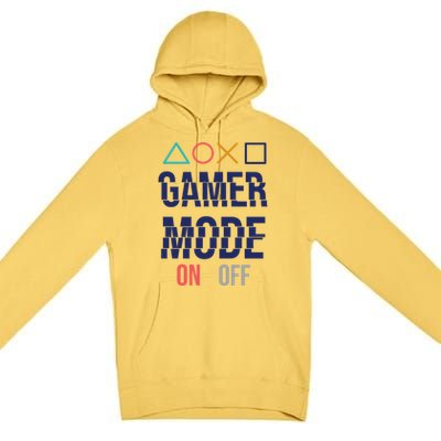 Gamer Mode On Gift Premium Pullover Hoodie