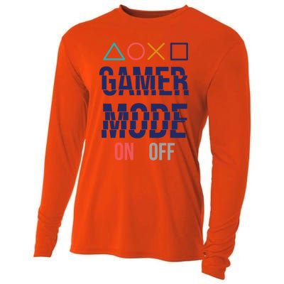 Gamer Mode On Gift Cooling Performance Long Sleeve Crew