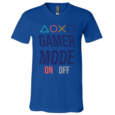 Gamer Mode On Gift V-Neck T-Shirt