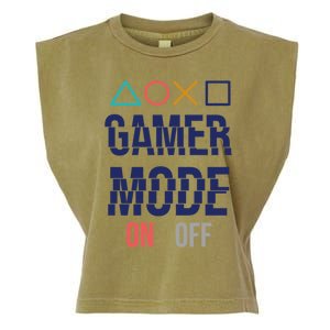 Gamer Mode On Gift Garment-Dyed Women's Muscle Tee