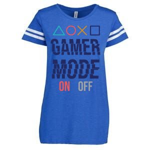 Gamer Mode On Gift Enza Ladies Jersey Football T-Shirt