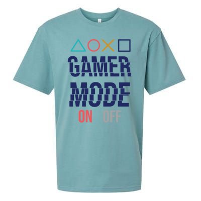 Gamer Mode On Gift Sueded Cloud Jersey T-Shirt