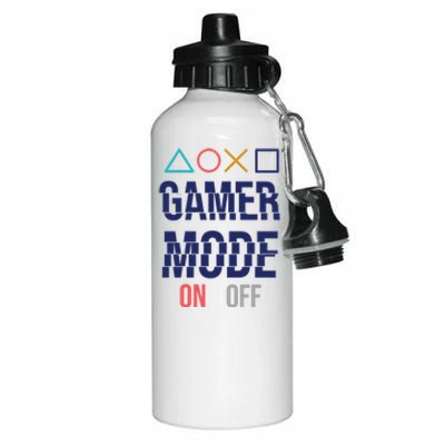 Gamer Mode On Gift Aluminum Water Bottle