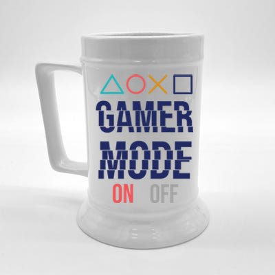 Gamer Mode On Gift Beer Stein