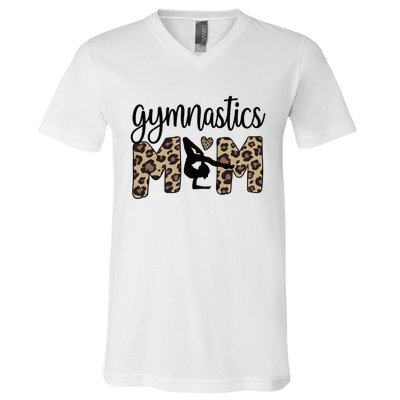 Gymnastics Mom Of A Gymnast Gymnastics Mama Gift V-Neck T-Shirt