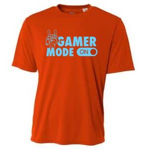 Gamer Mode On Cool Gamer Christmas Gift Cooling Performance Crew T-Shirt