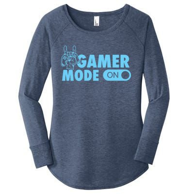 Gamer Mode On Cool Gamer Christmas Gift Women's Perfect Tri Tunic Long Sleeve Shirt