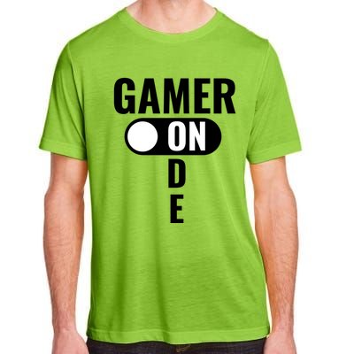 Gamer Mode On Funny Gaming Gift Great Gift Adult ChromaSoft Performance T-Shirt