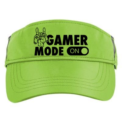 Gamer Mode On Awesome Video Game Convention Merch Gift Adult Drive Performance Visor