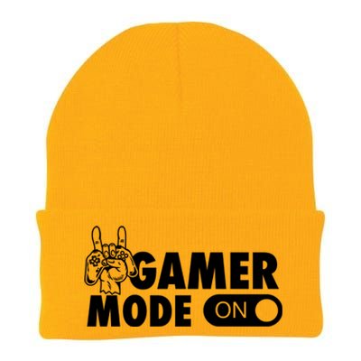 Gamer Mode On Awesome Video Game Convention Merch Gift Knit Cap Winter Beanie