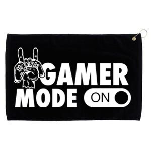 Gamer Mode On Awesome Video Game Convention Merch Gift Grommeted Golf Towel