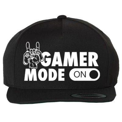 Gamer Mode On Awesome Video Game Convention Merch Gift Wool Snapback Cap