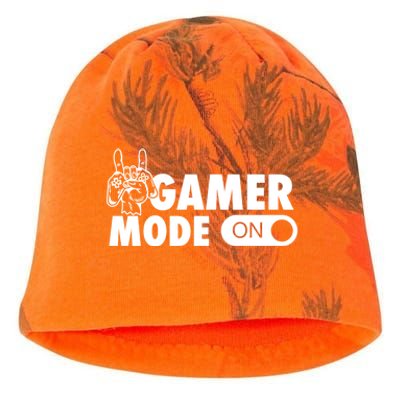 Gamer Mode On Awesome Video Game Convention Merch Gift Kati - Camo Knit Beanie