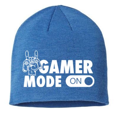 Gamer Mode On Awesome Video Game Convention Merch Gift Sustainable Beanie