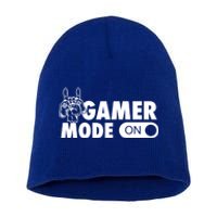 Gamer Mode On Awesome Video Game Convention Merch Gift Short Acrylic Beanie