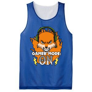 Gamer Mode On Funny Video Gamer Console Gaming Humor Funny Gift Mesh Reversible Basketball Jersey Tank