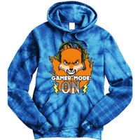 Gamer Mode On Funny Video Gamer Console Gaming Humor Funny Gift Tie Dye Hoodie