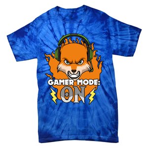 Gamer Mode On Funny Video Gamer Console Gaming Humor Funny Gift Tie-Dye T-Shirt