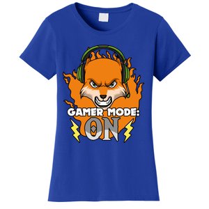 Gamer Mode On Funny Video Gamer Console Gaming Humor Funny Gift Women's T-Shirt