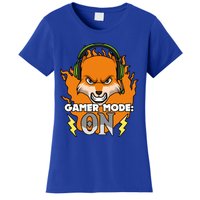 Gamer Mode On Funny Video Gamer Console Gaming Humor Funny Gift Women's T-Shirt