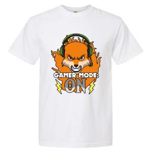 Gamer Mode On Funny Video Gamer Console Gaming Humor Funny Gift Garment-Dyed Heavyweight T-Shirt