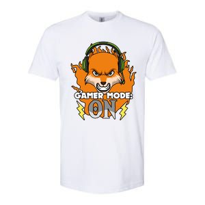 Gamer Mode On Funny Video Gamer Console Gaming Humor Funny Gift Softstyle CVC T-Shirt