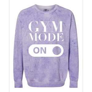 Gym Mode On! Gymnastics Colorblast Crewneck Sweatshirt