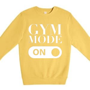 Gym Mode On! Gymnastics Premium Crewneck Sweatshirt