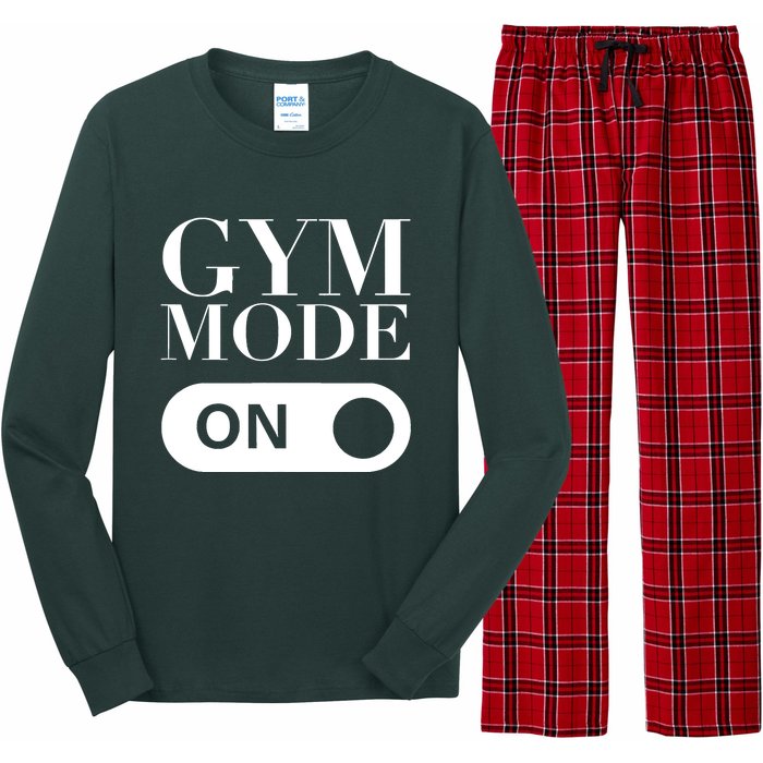 Gym Mode On! Gymnastics Long Sleeve Pajama Set