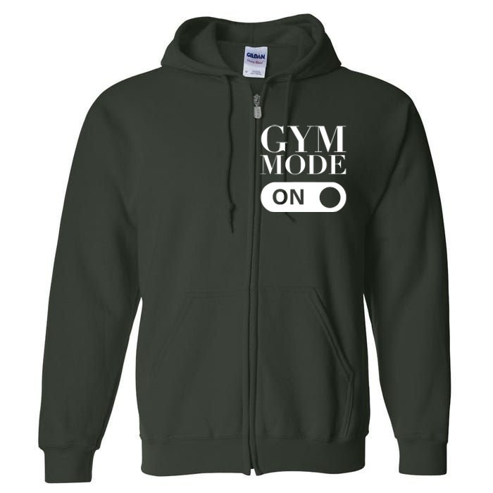 Gym Mode On! Gymnastics Full Zip Hoodie