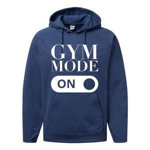 Gym Mode On! Gymnastics Performance Fleece Hoodie