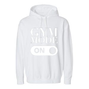 Gym Mode On! Gymnastics Garment-Dyed Fleece Hoodie