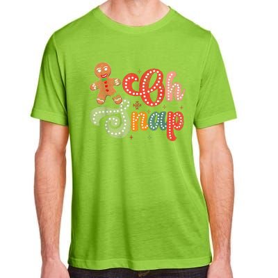 Gingerbread Man Oh Snap Christmas Funny Cookie Baking Adult ChromaSoft Performance T-Shirt