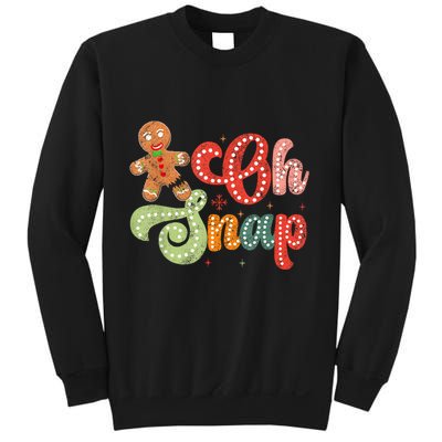 Gingerbread Man Oh Snap Christmas Funny Cookie Baking Sweatshirt