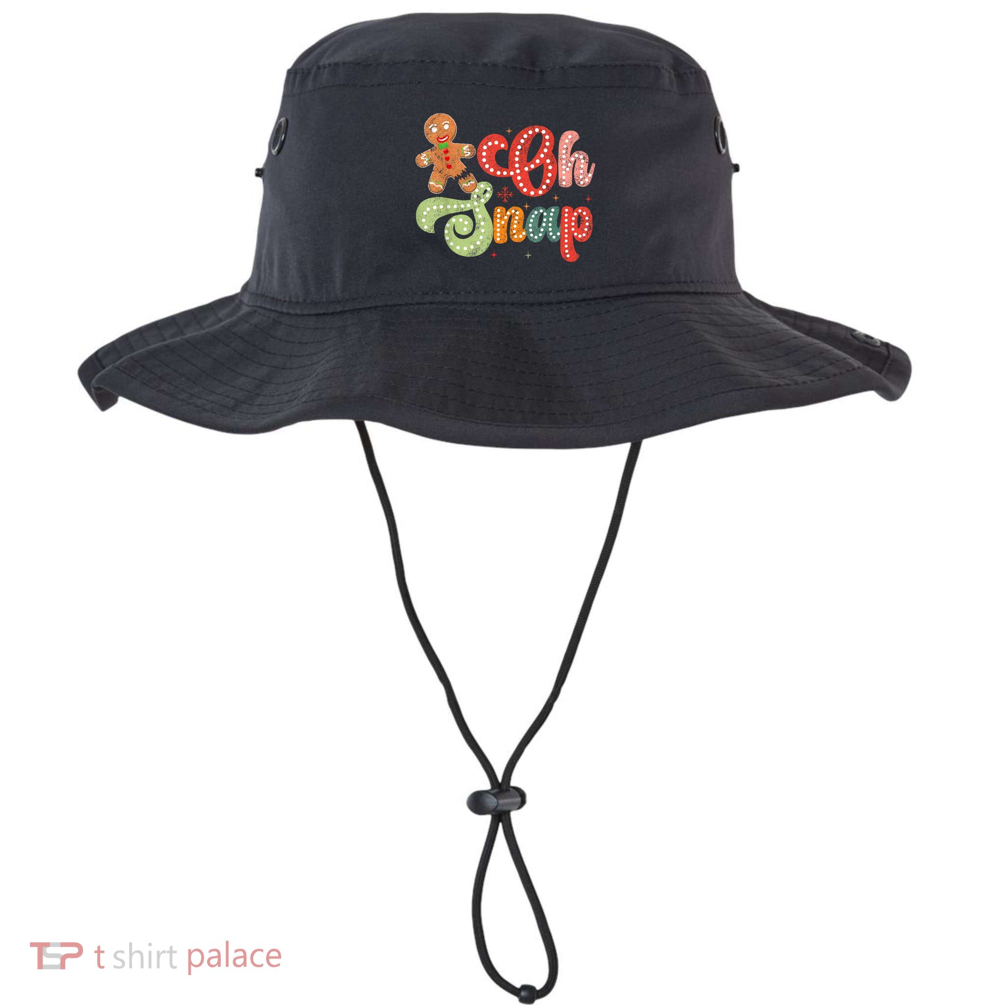 Gingerbread Man Oh Snap Christmas Funny Cookie Baking Bucket Hat