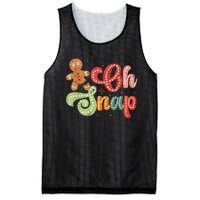 Gingerbread Man Oh Snap Christmas Funny Cookie Baking Mesh Reversible Basketball Jersey Tank