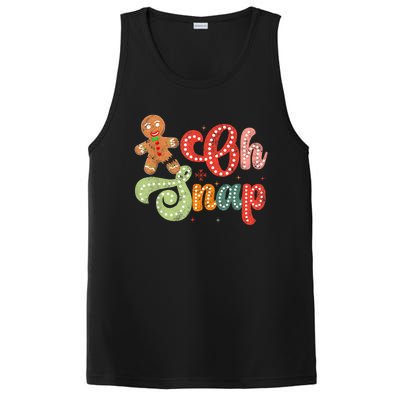 Gingerbread Man Oh Snap Christmas Funny Cookie Baking PosiCharge Competitor Tank